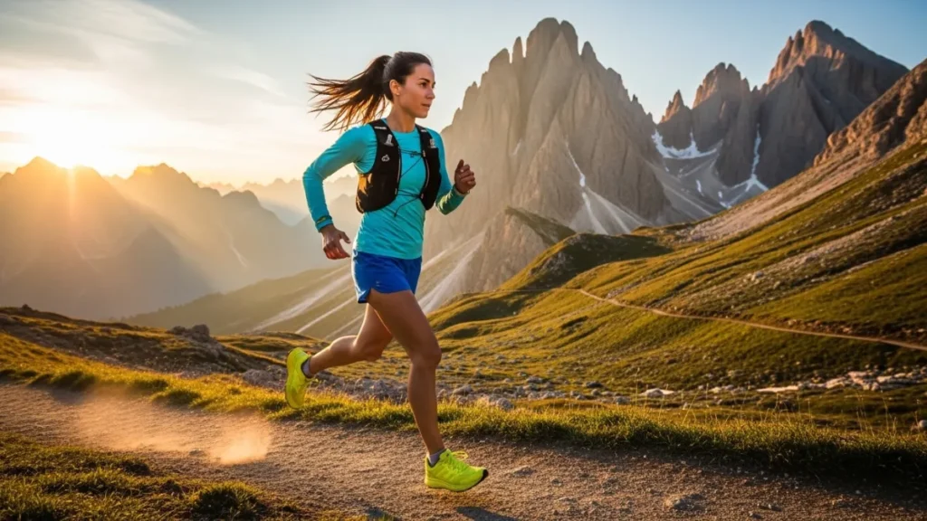 Runcation 2026 — runner exploring mountain trail adventure travel