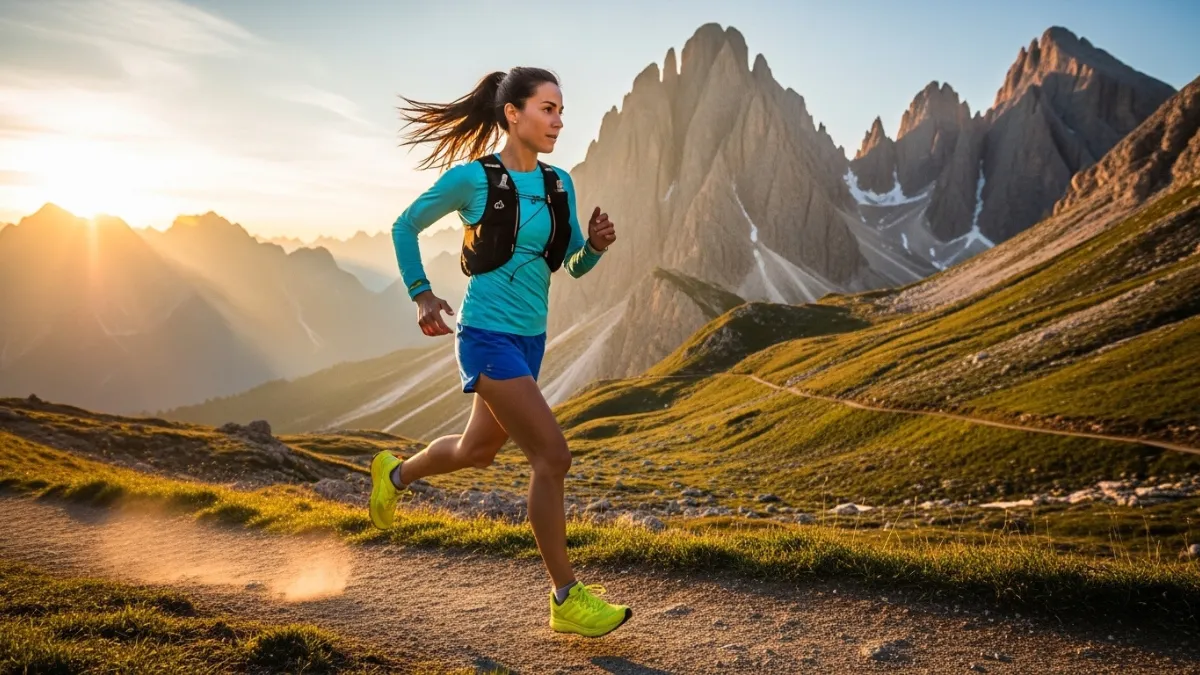 Runcation 2026 — runner exploring mountain trail adventure travel