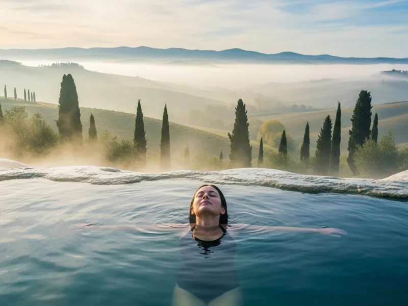  Tuscany Glowcation — natural thermal spring spa Italy 2026

